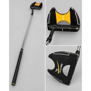 Top Flite XLj Junior Mallet Putter Right Handed Black Yellow Steel Shaft